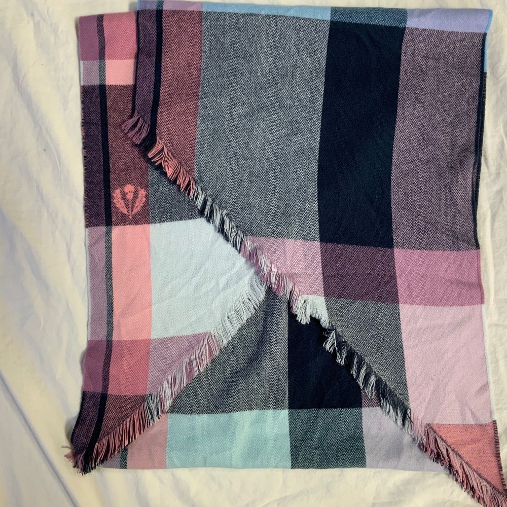 Pink and Blue Scarf or Wrap by Fraas